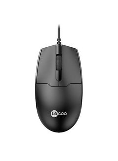 اشتري MS101 Wired Mouse Ergonomic Office Mouse Optical Tracking Streamline Appearance Plug and Play Wide Compatibility في الامارات