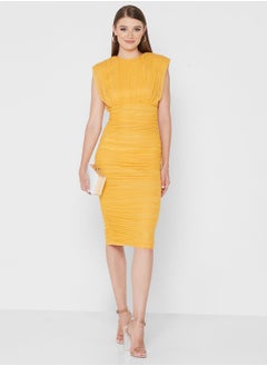 Buy Ruched Bodycon Dress in UAE