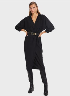 Buy Wrap Knitted Dress in UAE