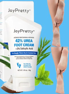 Buy 50g Urea Foot Cream Hand and Foot Cream Lotion 42% Urea Cream with 2% Salicylic Acid Urea Cream for Rough Thick dry and Cracked Skin Moisturizing Repairing Callus Remover in UAE