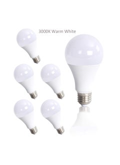 Buy 5PCS LED Light Bulbs  E27 Medium Base No Flicker Non-Dimmable in Saudi Arabia