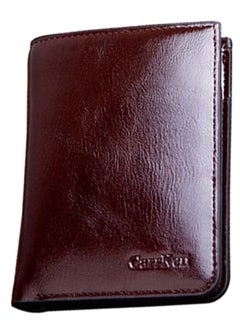 اشتري Fashionable Casual Bi-Fold Wallet Maroon في الامارات