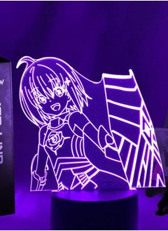 اشتري 3D LED Night Lamp Anime I Don't Want to Get Hurt So I'm Max Out of My Defense Bedroom Decor Manga Bofuri With Remote Table Lamp في الامارات