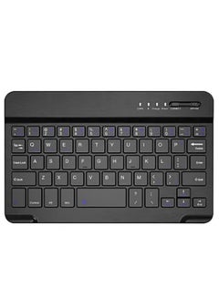 اشتري لوحة مفاتيح بلوتوث لاسلكية محمولة (8 انش) - أسود في الامارات