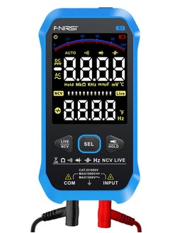 Buy Digital Multimeter Professional Voltage Current Resistance Frequency Capacitance Diode Temperature True RMS Capacitance NCV Measurement Test Meter in Saudi Arabia