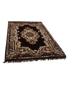 Buy Excellent velvet carpets and rugs, padded and soft to the touch, with beautiful 3D patterns a ground seating mat for trips, camping, hiking, and wilderness, a luxurious rug, size 250X160 cm in Saudi Arabia