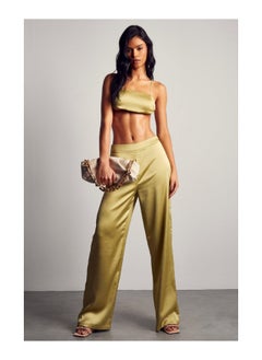 اشتري Hammered Satin Bralette And Trouser Co-Ord في الامارات