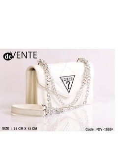 اشتري Women's shoulder bag of white color and high materials of the alternative liver في مصر