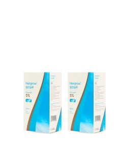 Buy Hair Grow Pack Of 2 Minoxidil 5% Solution 50ml in Saudi Arabia