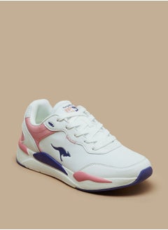 اشتري Womens Logo Embossed Sports Shoes with Lace Up Closure في الامارات