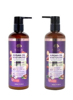 Buy Hair care set with argan oil 500 ml Conditioner 500 ml in Saudi Arabia