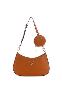 اشتري Guess Alexie Top Zip Brown Shoulder Bag for Women VG841618 في الامارات