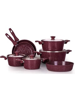 اشتري Granite Cookware Set, 11 Pieces في مصر