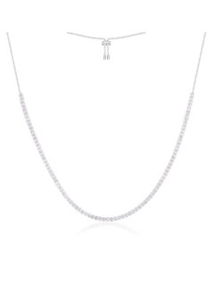 Buy APM Monaco Sterling Silver Couture Adjustable Necklace for Women AC4700OX in UAE