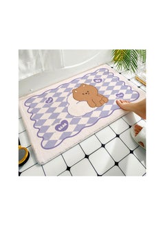 اشتري New Bathroom Anti Slip Diatomaceous Earth Floor Mat في السعودية