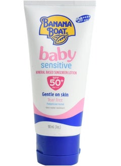 اشتري Baby Sensitive Mineral Based Sunscreen Lotion SPF50+ 90ml في الامارات