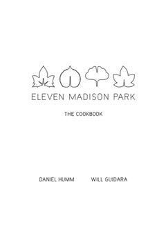 Buy Eleven Madison Park : The Cookbook in UAE