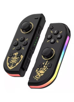 Buy Wireless Controller for Nintendo Switch, L/R Controllers Replacement Compatible with Nintendo Switch/Lite/OLED, Joystick  with Wake-up/Screenshot/Dual Vibration/Motion Control Function With RGB light in UAE