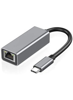 Buy USB C to Ethernet Adapter, Gigabit Type C to Rj45 Wired Network, Supports 10/100/1000Mbps, Thunderbolt 3 to LAN Network Adapter, Compatible with ThinkPad, Surface Pro, iPad-Pro, MacBook Pro, Galaxy in UAE