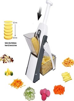 Buy Multi Vegetable Slicer Fruit Cutter Chif Skillful Vegetable Chopper Grater Function Kitchen Accessories Home Tools in UAE