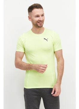 Buy Men Sportswear Fit Training T-Shirt, Lime in UAE