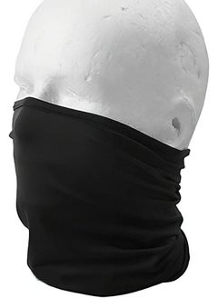 اشتري Black Windproof Elastic Neck mask Cycling Riding Outdoor Sports Bandana Breathable Half Face Mask في مصر
