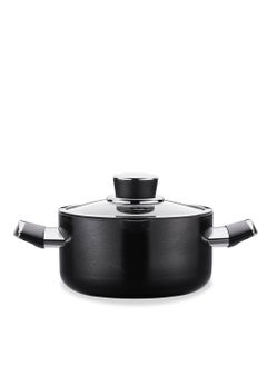 Buy Non Stick Saucepan With Strainer 26 cm in Saudi Arabia