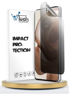 Buy Motorola Edge 50 Ultra 5G 2024 Premium Anti Spy / Anti Privacy Film Thin And Flexible Screen Protector Clear in UAE