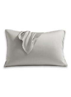 Buy Satin Silk Pillowcase for Hair and Skin, Cooling Satin Pillowcase, Standard Size Set of 2 Pack, Super Soft Pillowcase with Envelope Closure in Saudi Arabia