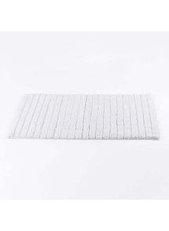 Buy Braddy Bath Mat, White - 90x60 cm in UAE