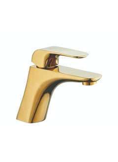 Buy Elite Single Lever Basin Mixer With PopUp Waste Gold in Saudi Arabia