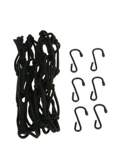 Buy 6 Hooks Hold Down Fuel Tank Net Mesh for Motorbike Scooter ATV in UAE