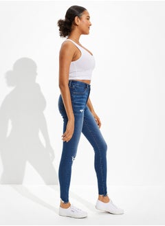 اشتري AE Forever Soft Patched Super High-Waisted Jegging في الامارات