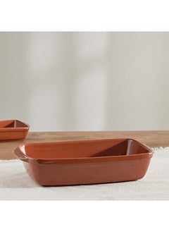 Buy Arcilla Rectangular Bake and Serve Dish 32 x 4.5 x 20 cm in UAE