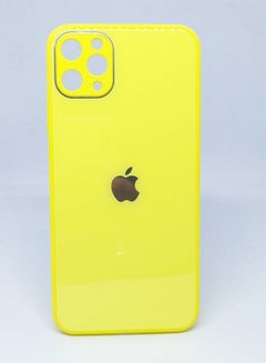 Buy iPhone 11 Pro Max Slim Shockproof Case Camera Lens Protection Cover 6.5 inch Yellow in UAE