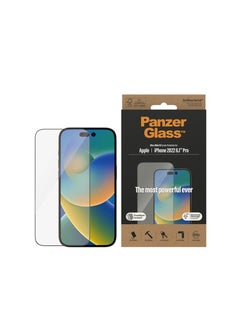 Buy PanzerGlass Screen Protector for iPhone 14 Pro - Clear and Wide in Saudi Arabia