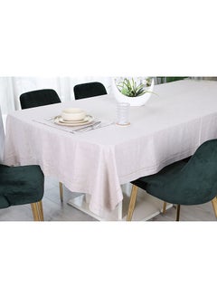 اشتري Studio Table Cover Beige 180X300Cm في الامارات