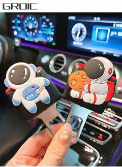 Buy 2PCS Cartoon Car Buckle Extender,Car Seat Belt Clips,Universal Car Extension Socket Buckles Connector,Automobile Decoration Accessories in Saudi Arabia