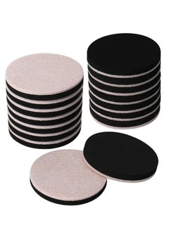 Buy 16 PCS Felt Furniture Movers Sliders for Hardwood & Vinyl Floors, 3.5" Round Reusable Felt Furniture Moving Pads, Sliders for Moving Heavy Sofa Table Couch Cabinet, Glides Easily and Quickly in UAE