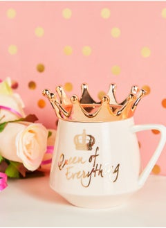 Buy Queen of Everything Crown Lid Mug in UAE