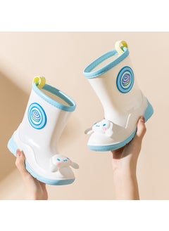 اشتري 2024 Kids Cartoon Rain Boots Waterproof Non-SlipBlue Yugui dog Blue Yugui dog في الامارات