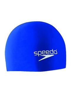Buy Speedo Unisex-Adult Swim Cap Silicone Elastomeric Blue in UAE