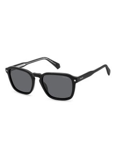 اشتري Unisex Polarized Rectangular Sunglasses - Pld 4156/S/X Black Millimeter - Lens Size: 53 Mm في السعودية