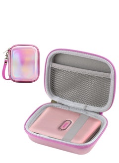 اشتري Small Hard Shell Carrying Case for Fujifilm Instax Mini Link/Mini Liplay Smartphone Printer Protective Cover EVA Storage Bag Travel Cable Case في الامارات