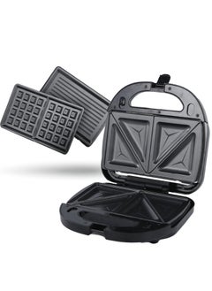 اشتري Dorsch SM-30 Sandwich Maker - Versatile 3-in-1 Plate for Sandwiches, Grill, and Waffles - Non-Stick Coating for Effortless Cooking - Includes 2-Year Warranty في الامارات