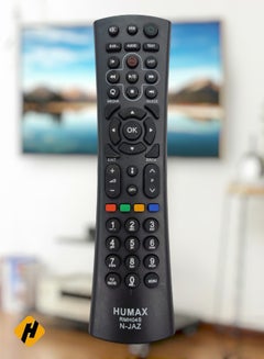 Buy Remote Control For Humax Receiver Black in UAE