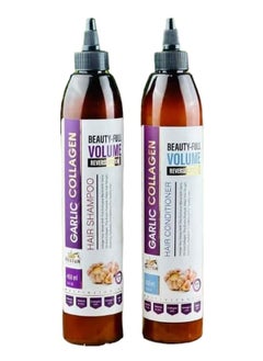 Buy Faster garlic shampoo and conditioner to treat hair loss and fill gaps in Egypt