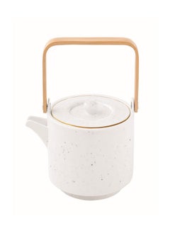 اشتري Artesanal Porcelain Teapot, White - 800 ml في الامارات