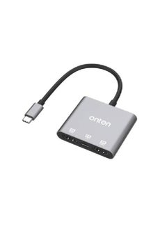 اشتري محول Onten USB -C إلى HDMI*2 مع PD 3.0 في مصر