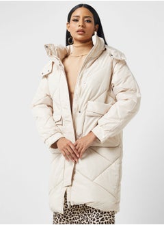 Buy Longline Puffer Jacket in Saudi Arabia